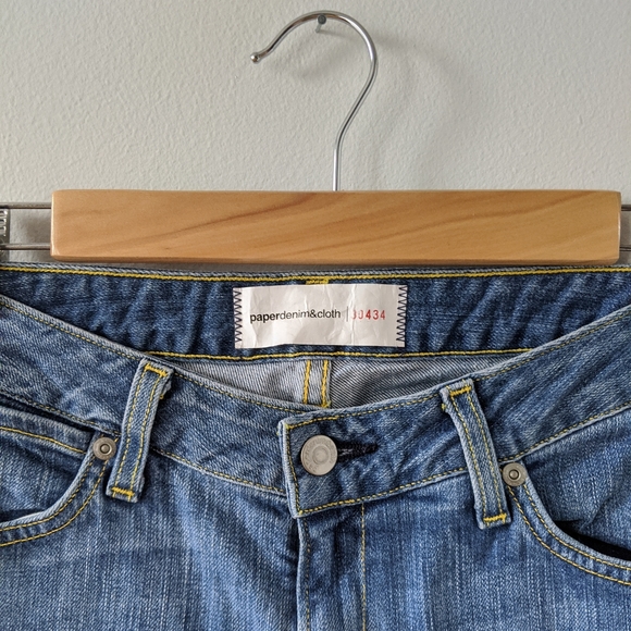 PaperDenim&Cloth Light Wash Wide Leg Jeans - Picture 2 of 4